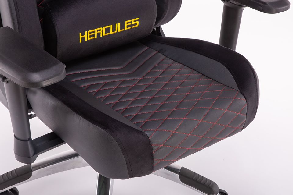 ghế game e-dra hercules egc203 pro đen - đệm ngồi
