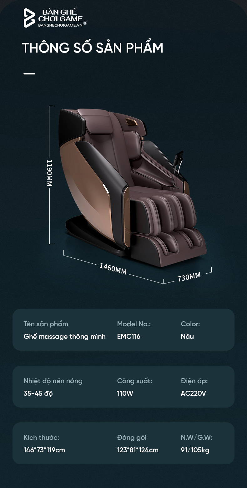 Ghế massage EDRA Hestia EMC116 là chiếc ghế massage cao cấp của E-Dra, dành cho người đang tìm kiếm một chiếc ghế massage toàn thân với nhiều chức năng massage tự động. Đặc biệt trên chiếc EDRA Hestia EMC116 còn được trang bị thanh ray SL Track tới 135cm giúp cho các tác vụ massage được trở nên hoàn hảo hơn.